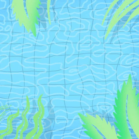 Vacation Mode Chubby Chick Floating GIF