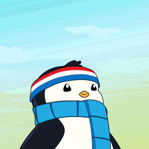 Vacation Mode Posh Pudgy Penguin GIF