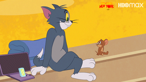 Vacation Mode Relaxing Tom And Jerry GIF