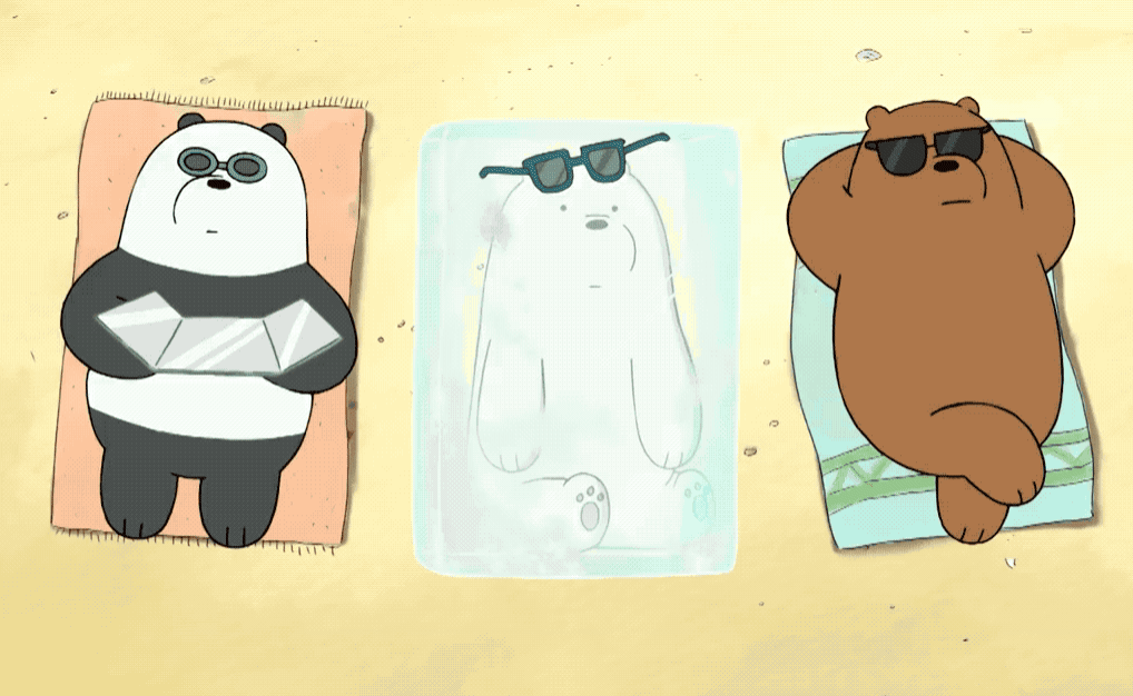 Vacation We Bare Bears GIF