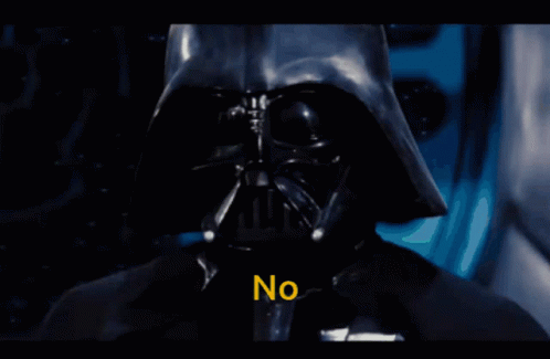 Vader Noooo Close Up GIF