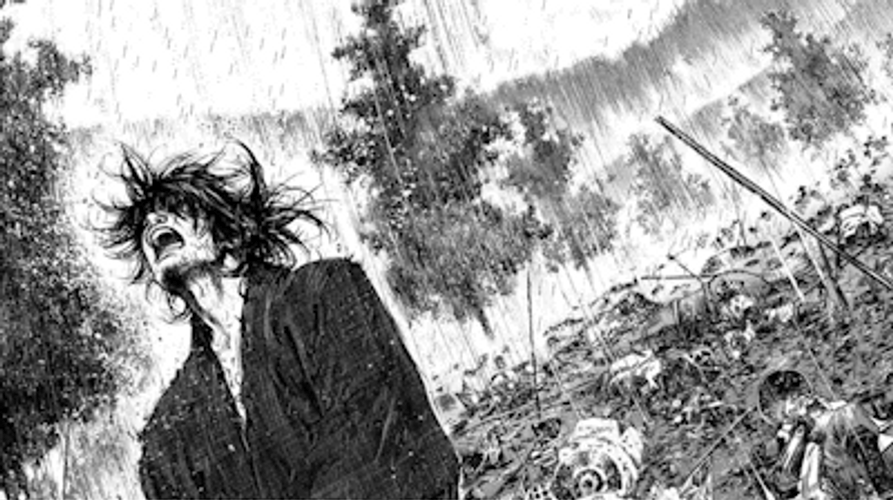 Vagabond Manga Raining GIF