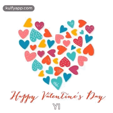 Valentine's Day Heart Greeting Card