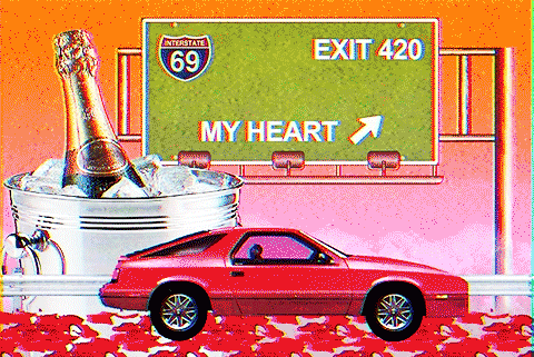 Valentine's Exit 420 Card GIF