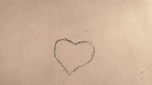 Valentine's Heart Demon Sketch GIF