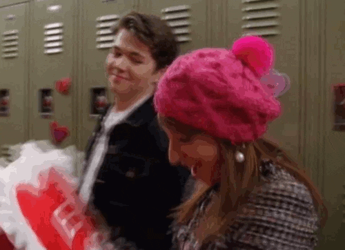 Valentines Day Be Mine Pillow Glee GIF