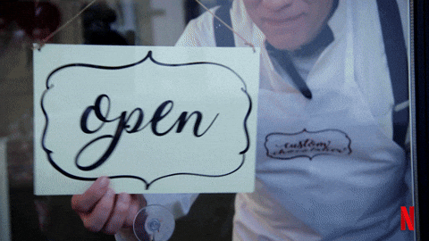 Valentines Day Closed Forever Door Sign Meme GIF