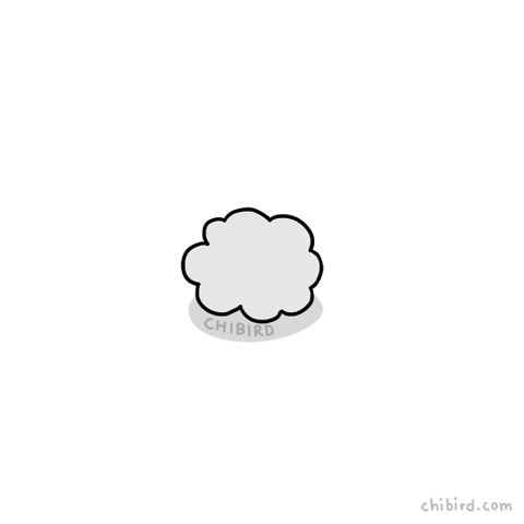 Valentines Day Fluffy Chibird Animation GIF