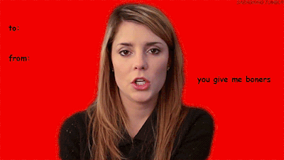 Valentines Day Frustrated Lady Controlling Emotions GIF