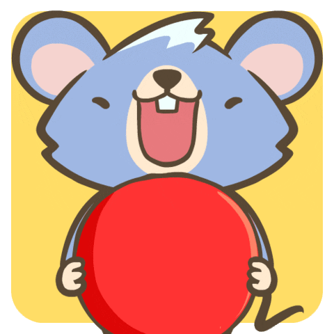 Cute Mouse Valentine Heart Cheese GIF