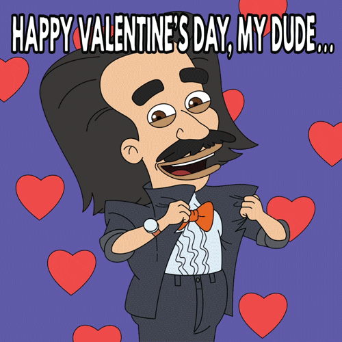 Valentines Day Steve Harvey Big Mouth Cartoon GIF