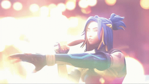Valorant Agent Neon Singing GIF