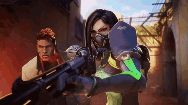 Valorant Duality Viper Phoenix GIF