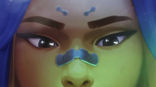 Valorant Neon Eye Roll GIF