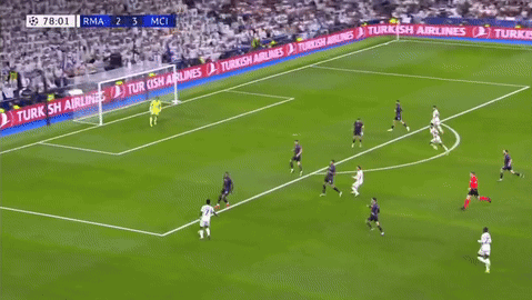 Valverde Kicks Ball And Scores A Goal GIF