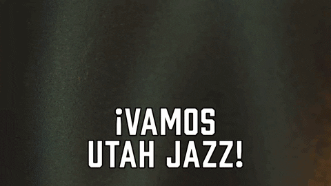 Vamos Utah Jazz Graphic Design GIF