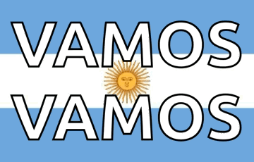 Vamos Vamos Sign With Sun