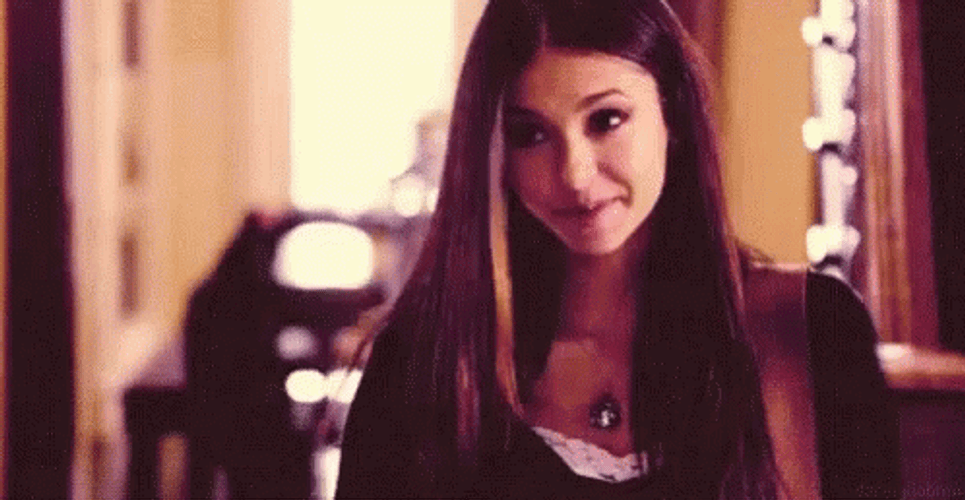 Vampire Diaries Smiling Nina Dobrev GIF