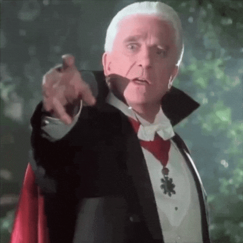 Vampire Man Pointing