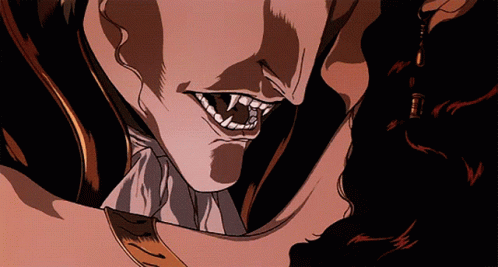 Vampire Mouth With Teeth GIF