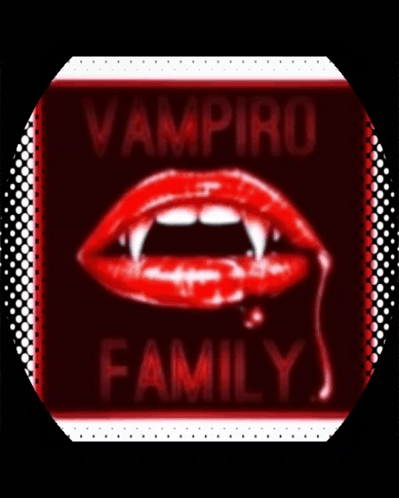 Vampire Mouth With Vampiro Family GIF