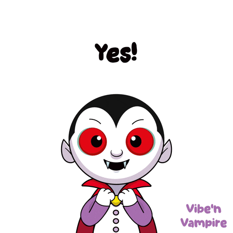Vampire Saying Yes