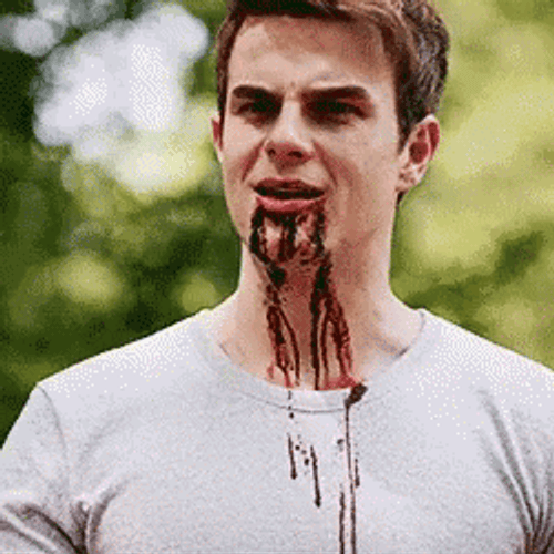 Vampire With Blood GIF
