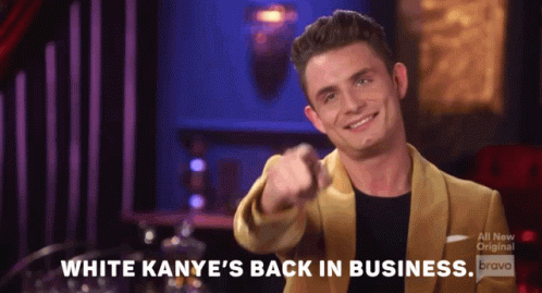 Vanderpump Kanye James GIF