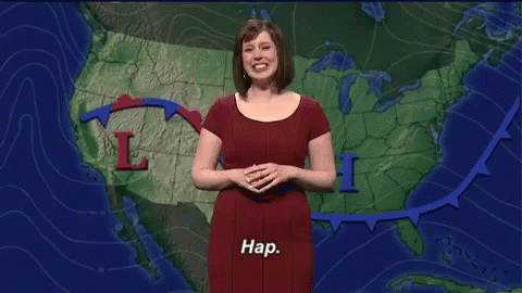 Vanessa Bayer Hap Sweater Weather Snl GIF