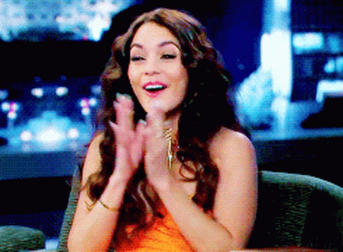 Vanessa Hudgens Clapping GIF