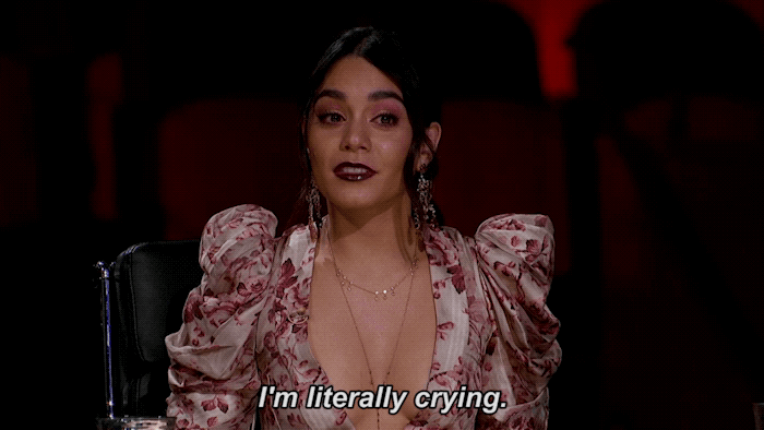Vanessa Hudgens Crying So You Think You Can Dance GIF
