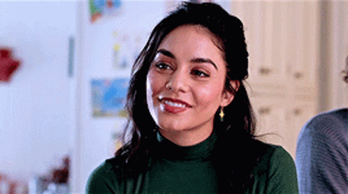 Vanessa Hudgens Smirking Smiling GIF