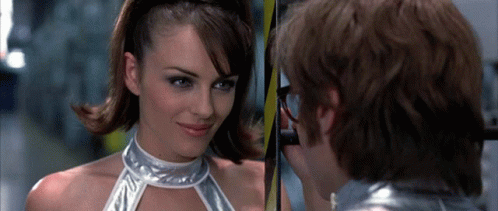 Vanessa Kensington Smiling At Austin Powers GIF