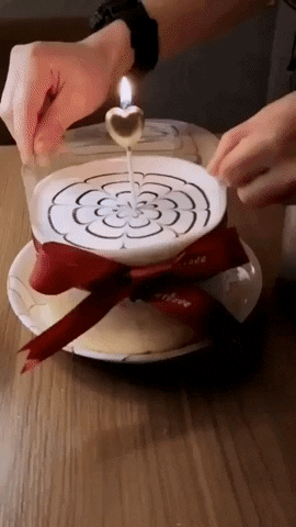 Vanilla Cake With Icing GIF