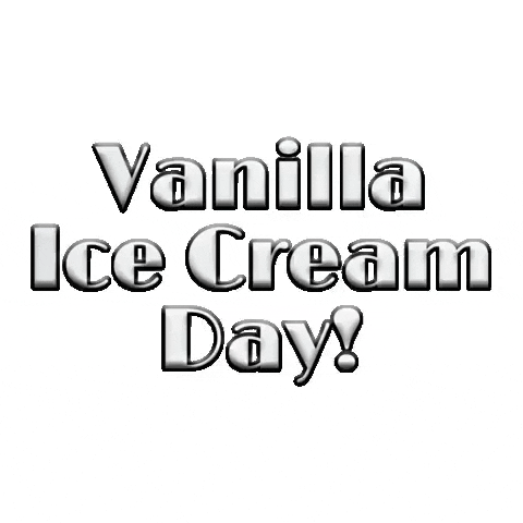 Vanilla Ice Cream Day GIF