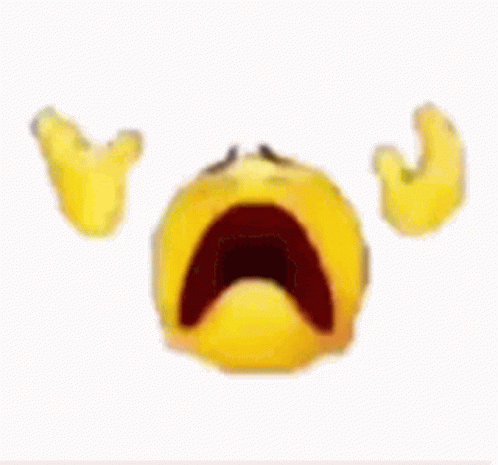 Vanishing Emoji Sad Meme GIF