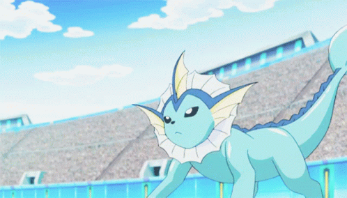 Vaporeon Hydro Pump GIF
