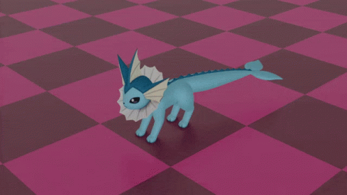 Vaporeon Water Pokemon Vapo Rub GIF