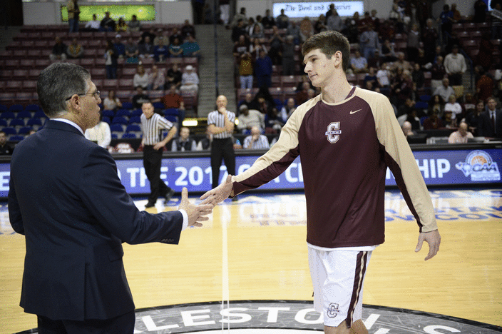 Various Basketball Players Handshakes GIF
