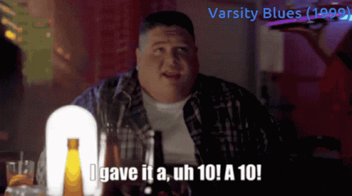 Varsity Blues Billy Bob Giving 10 GIF