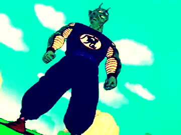 Vasesion Piccolo Kick Kid Goku GIF