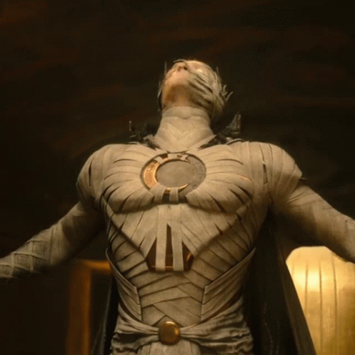 Moon Knight Looking Up In Heaven GIF