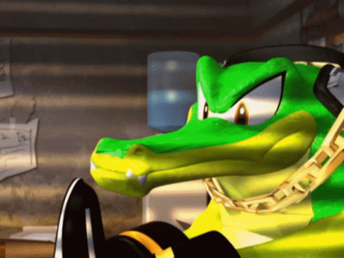 Vector The Crocodile Money Eye GIF
