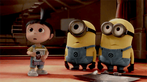 Vector Oh Yeah Agnes Attention Minions Salute GIF