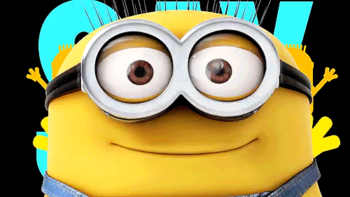 Vector Oh Yeah Animated Minion Kiss GIF