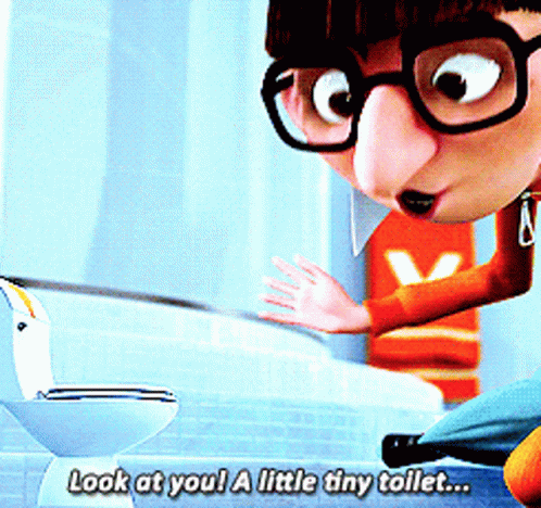 Vector Oh Yeah Little Tiny Toilet GIF