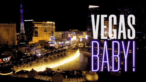 Vegas Baby The Strip GIF