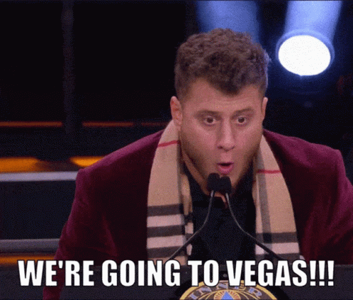 Vegas Tickets Excited Travel Vacation GIF