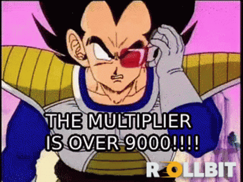 Vegeta The Multiplier Is Over 9000 GIF