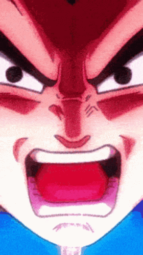 Vegeta Transforming To Ultra Ego GIF